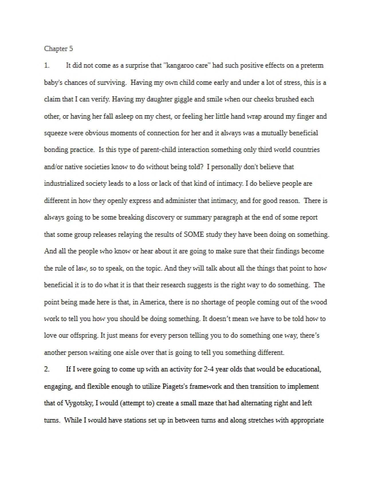 Chapter 05 Lecture Notes Studdard