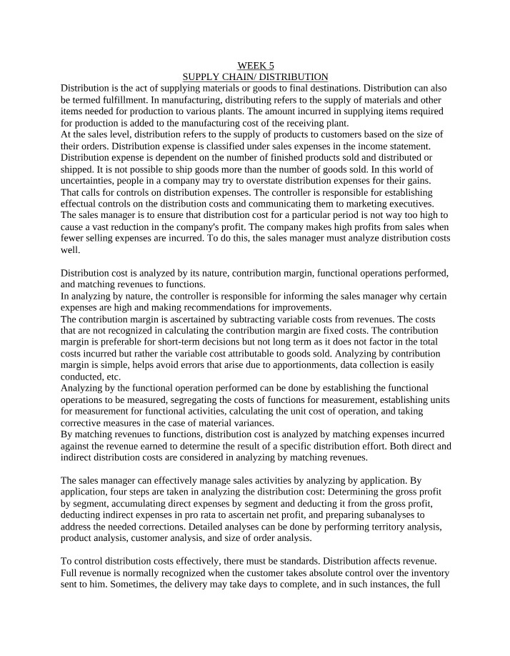 Statement for Bank 1