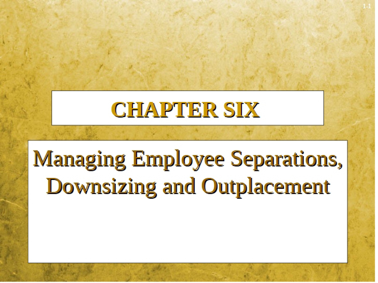 Downsizing, Outplacement, and Employee Separation Management