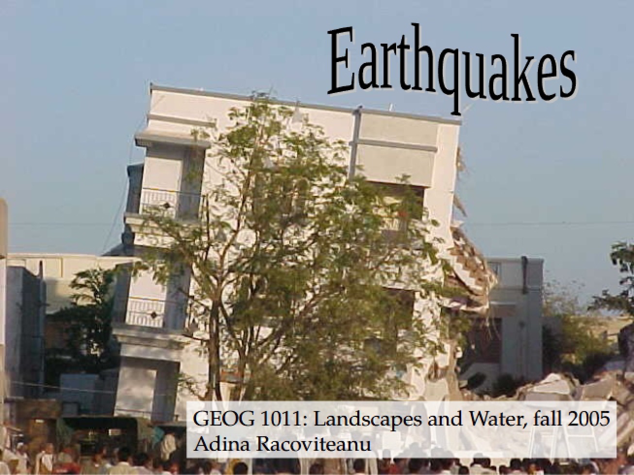 Analysis of Earthquakes