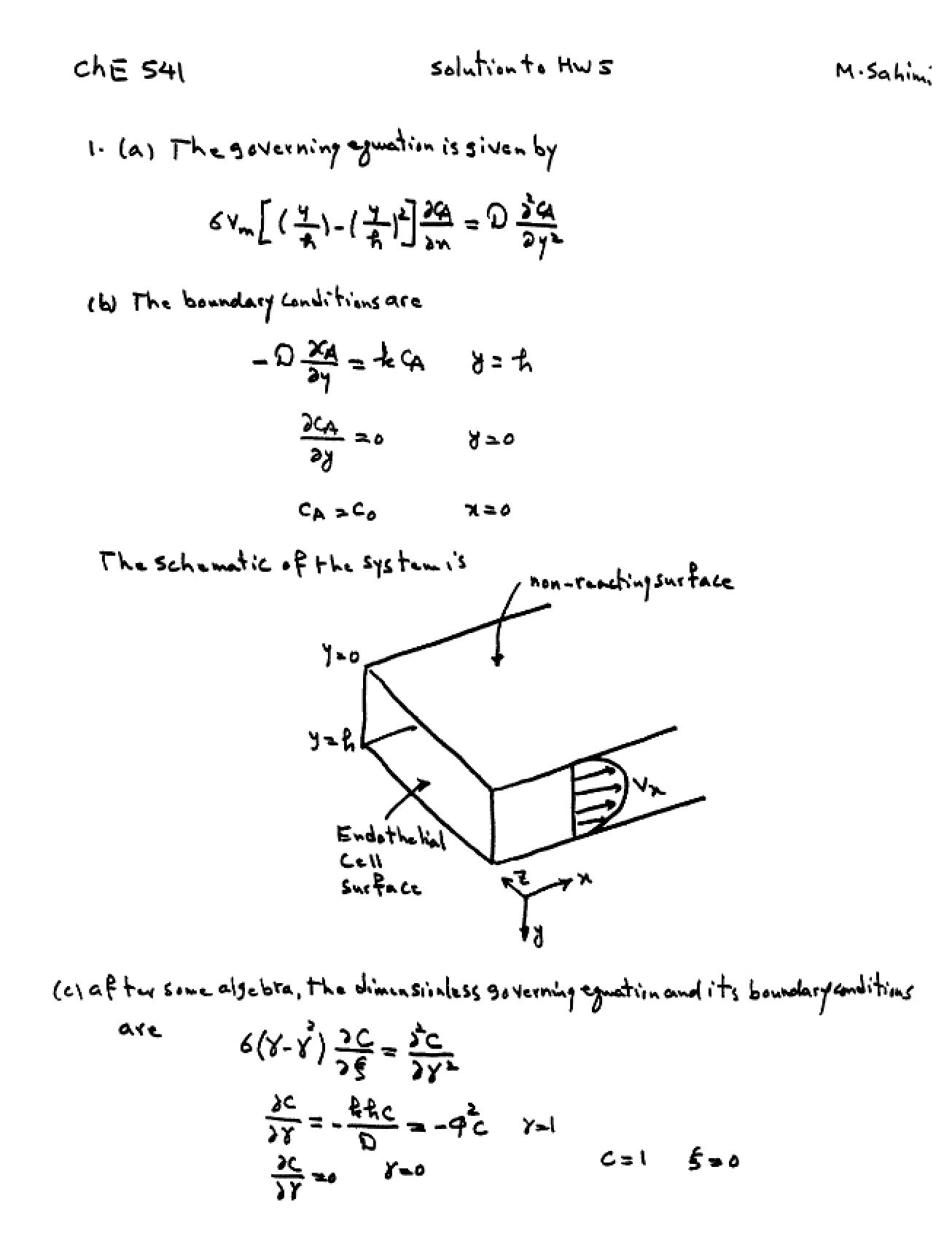 Homework Five Solutions