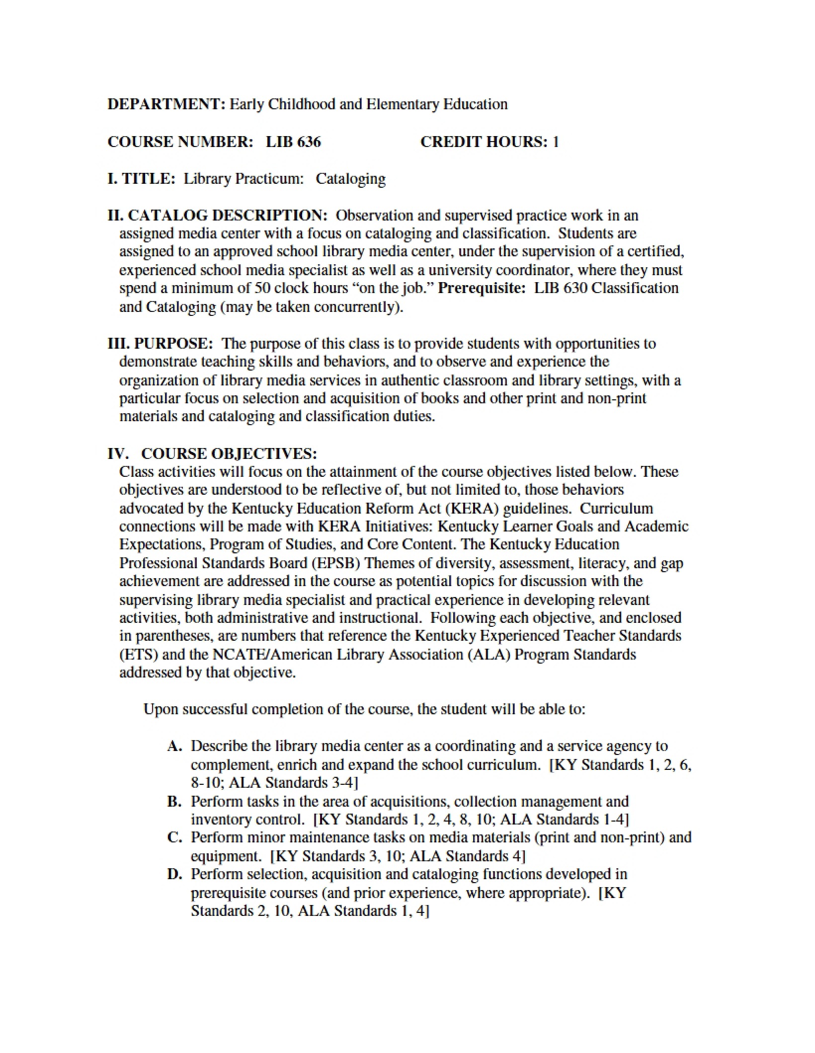 Syllabus