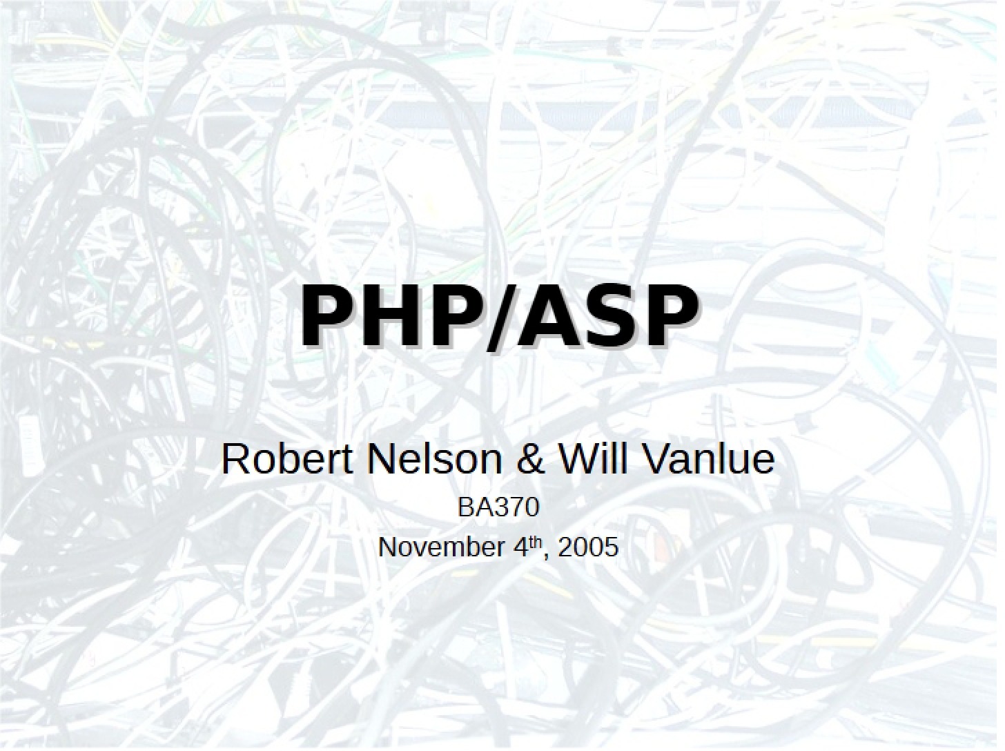 Lecture Slides and Notes