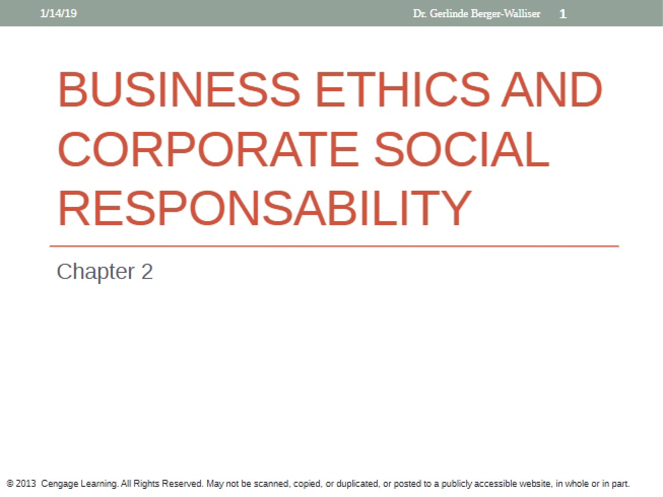 Chapter 2 Ethics