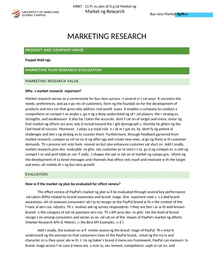 Marketing Research Notes