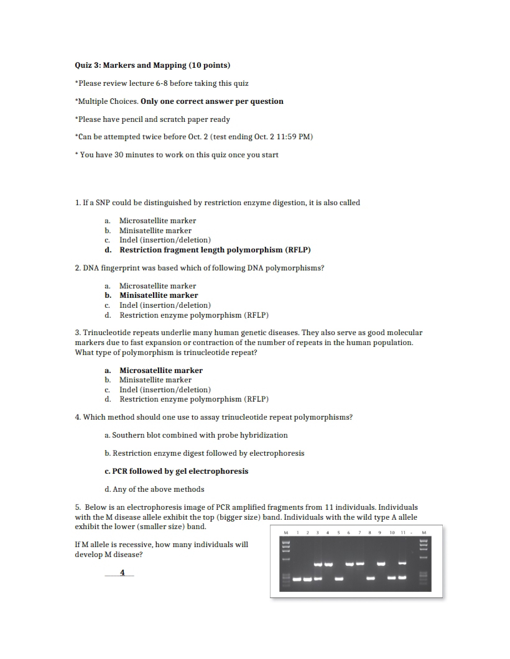 Evaluation Three Markers and Genetic Maps