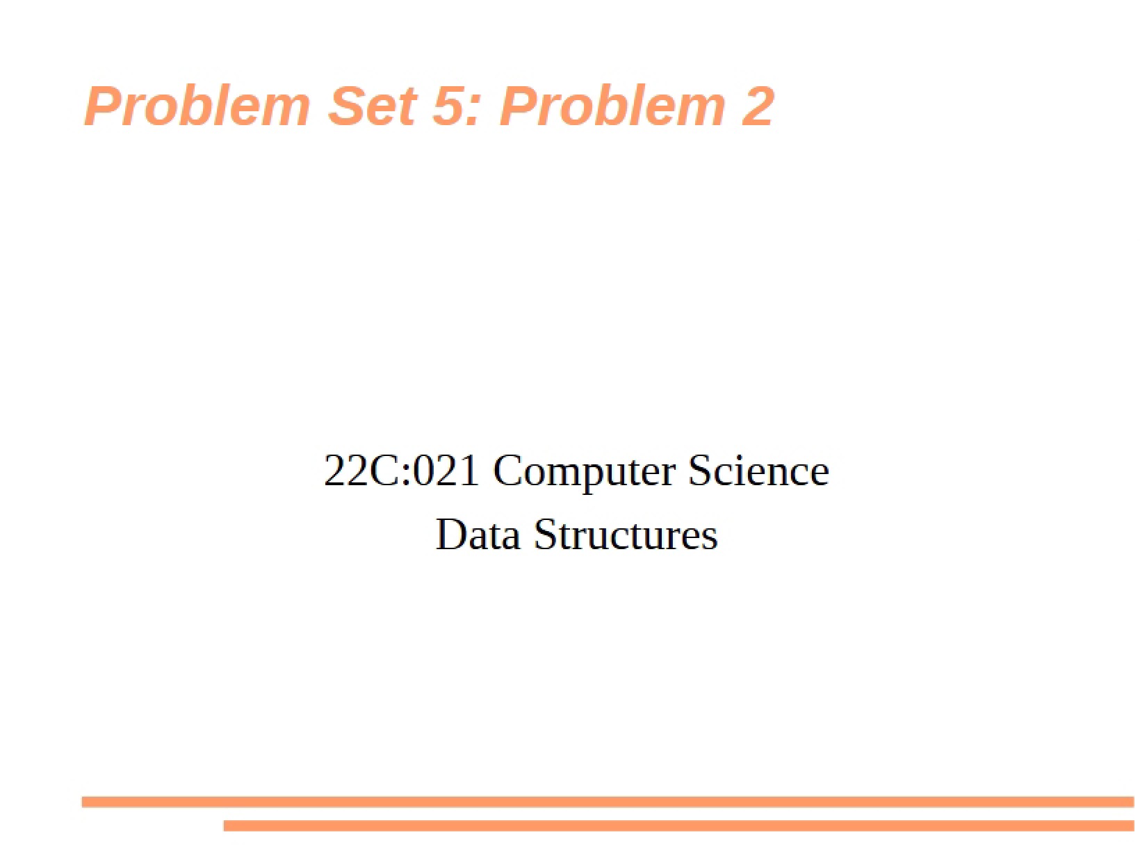 Data Structures for Computer Science