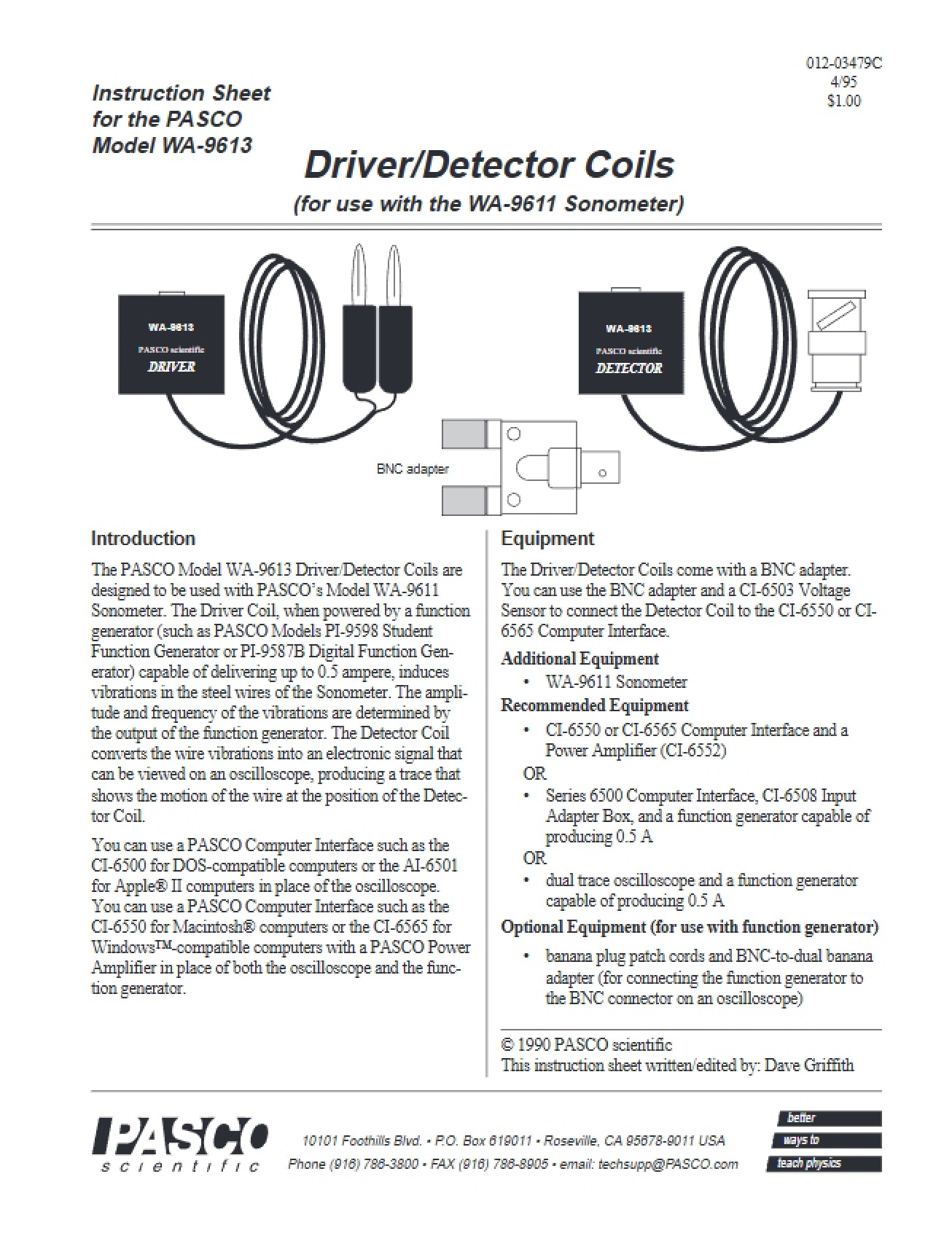 Coils for Driver Detection