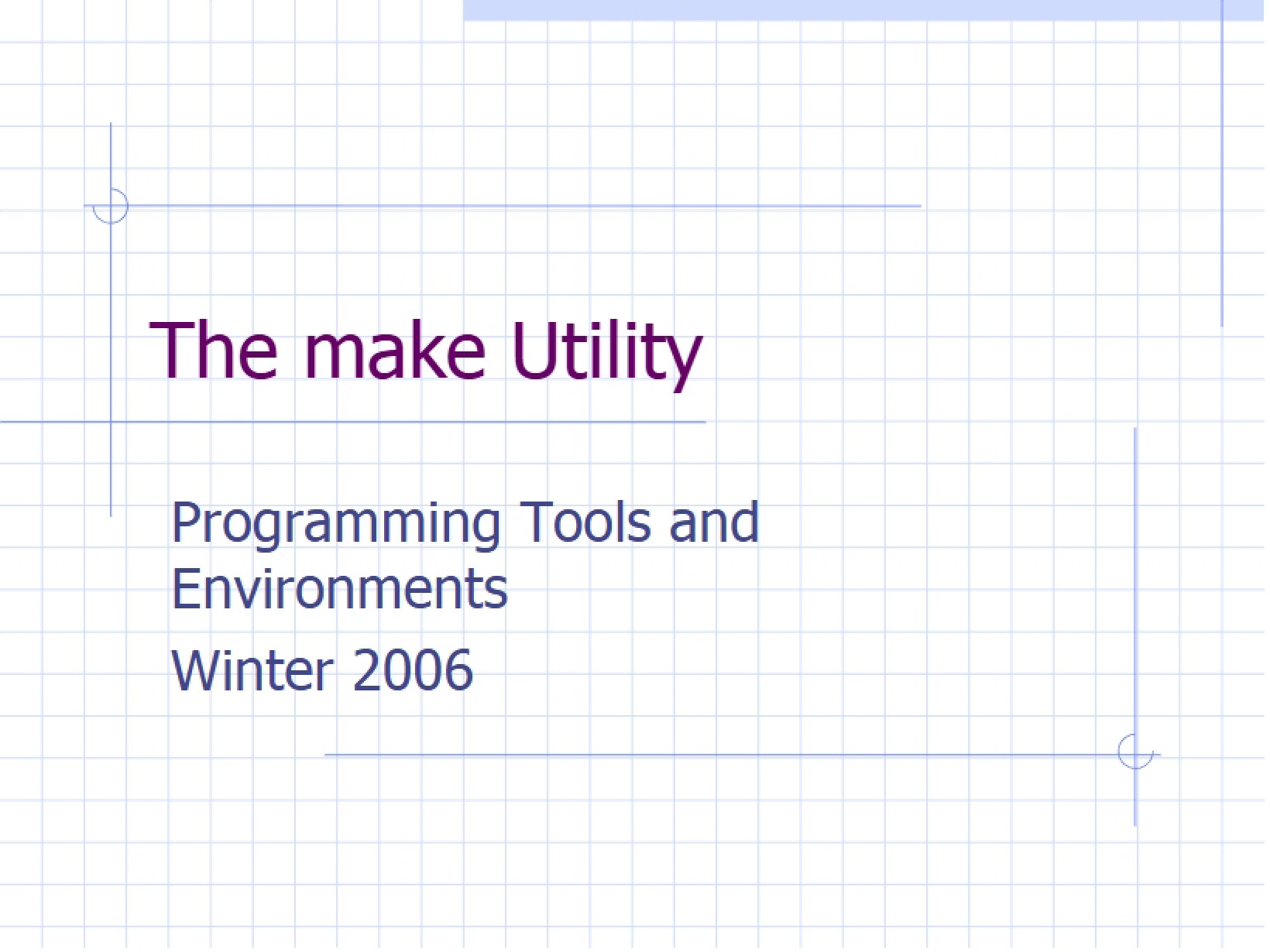 Make Utility Guide
