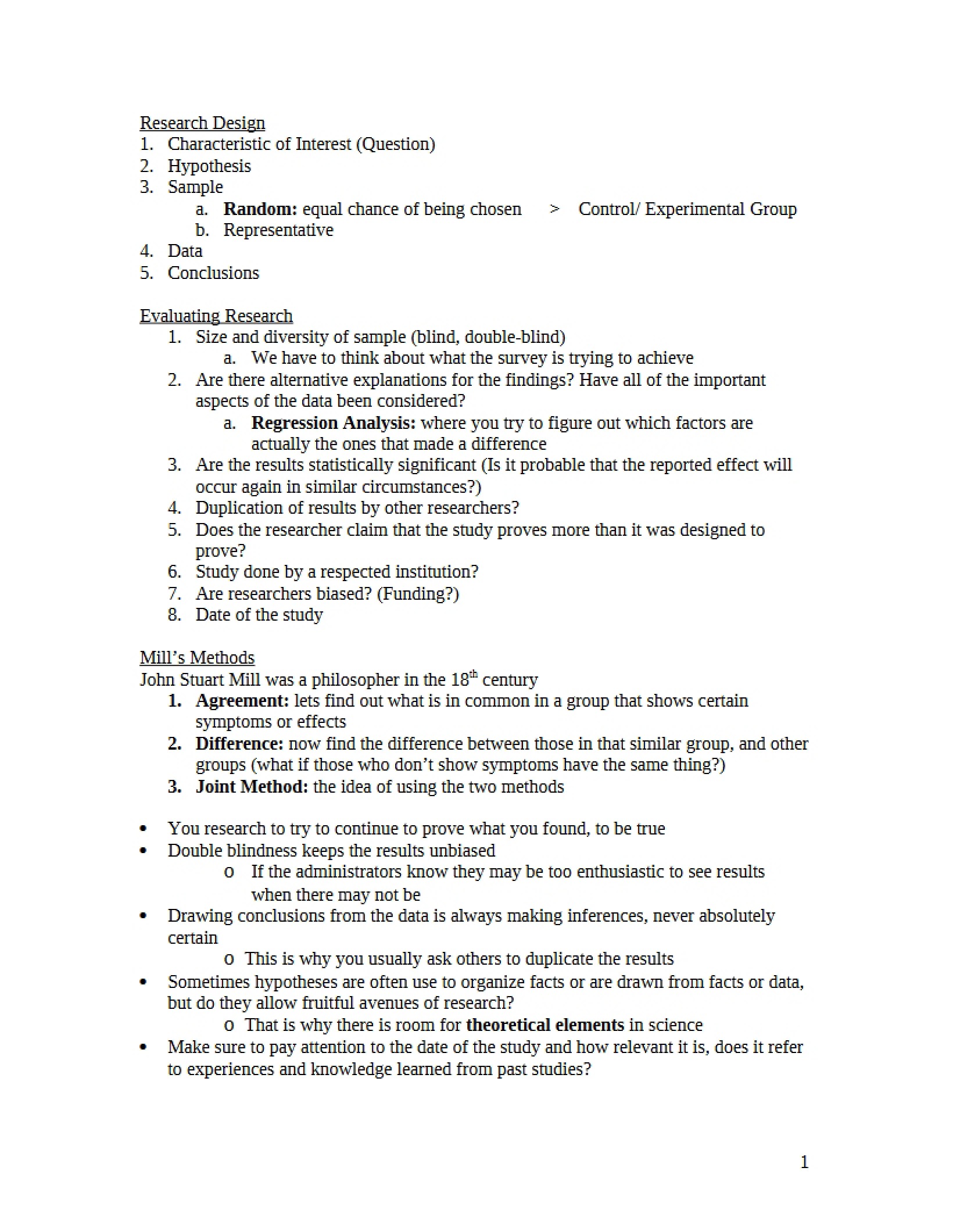 Design of Research