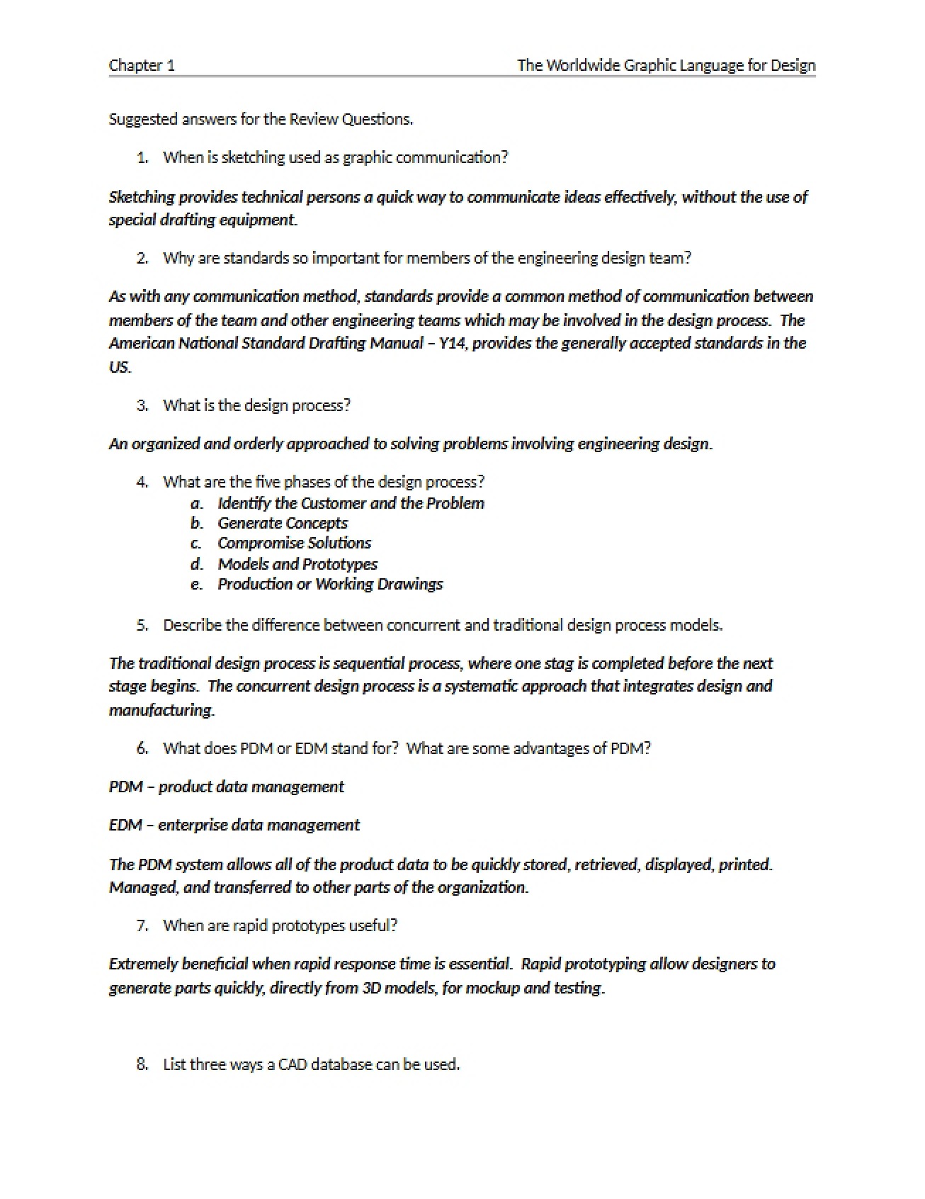 Chapter 01 Questions for Review