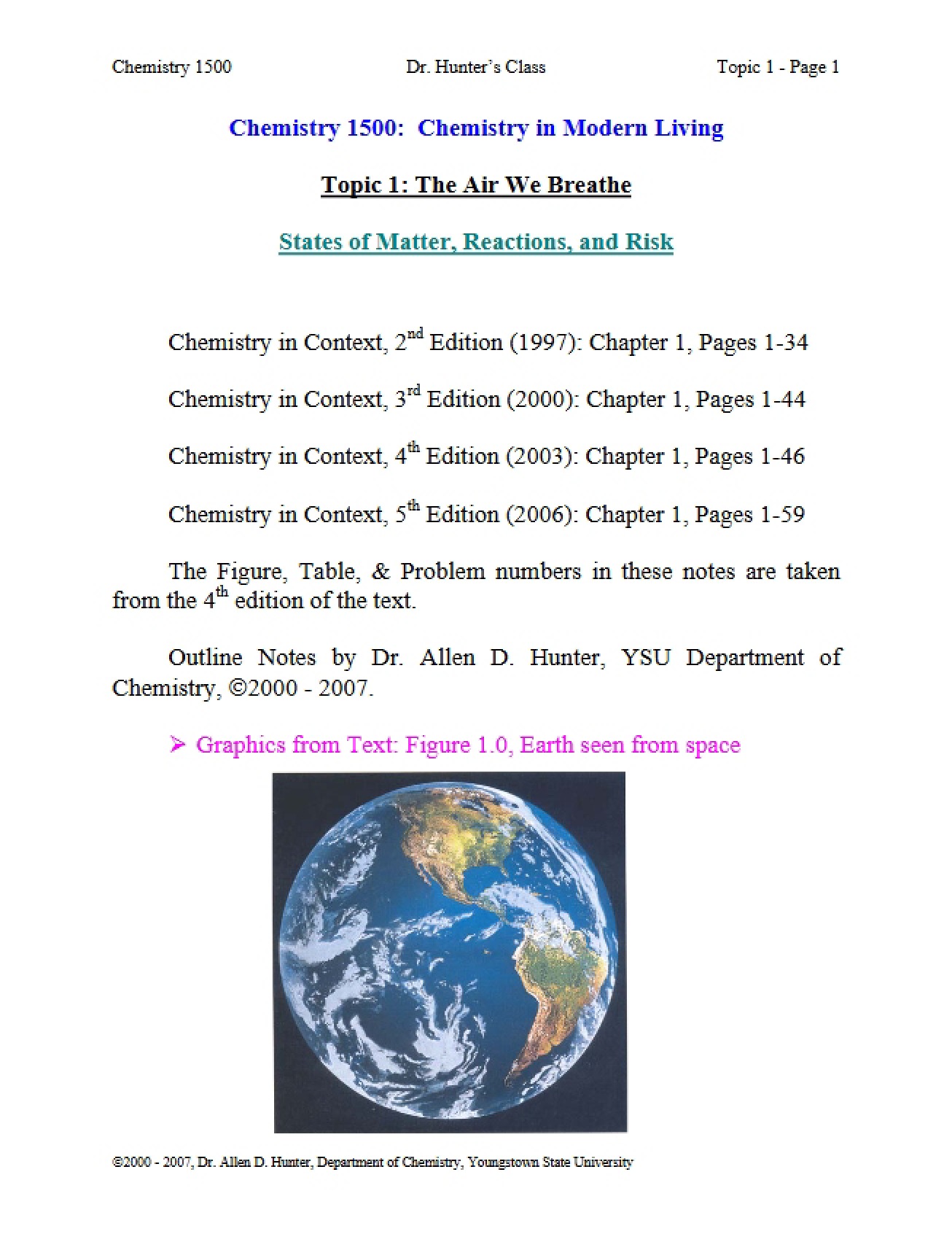 Air We Breathe (Topic 1)
