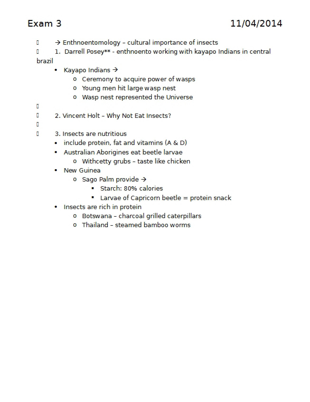 Real Third Exam
