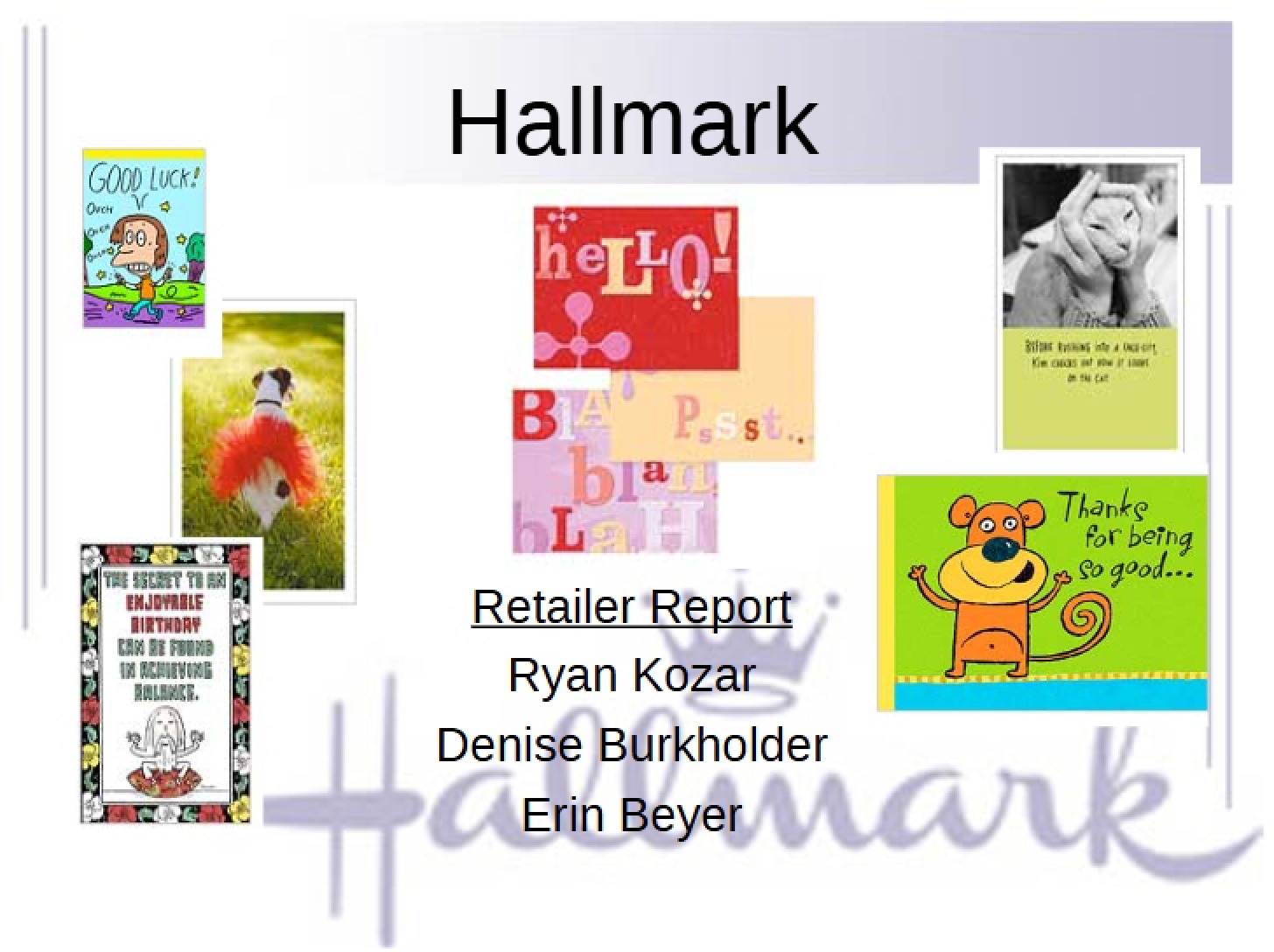 Hallmark Case