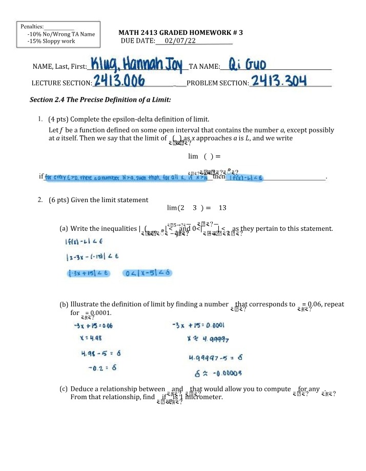 Graded Homework 3