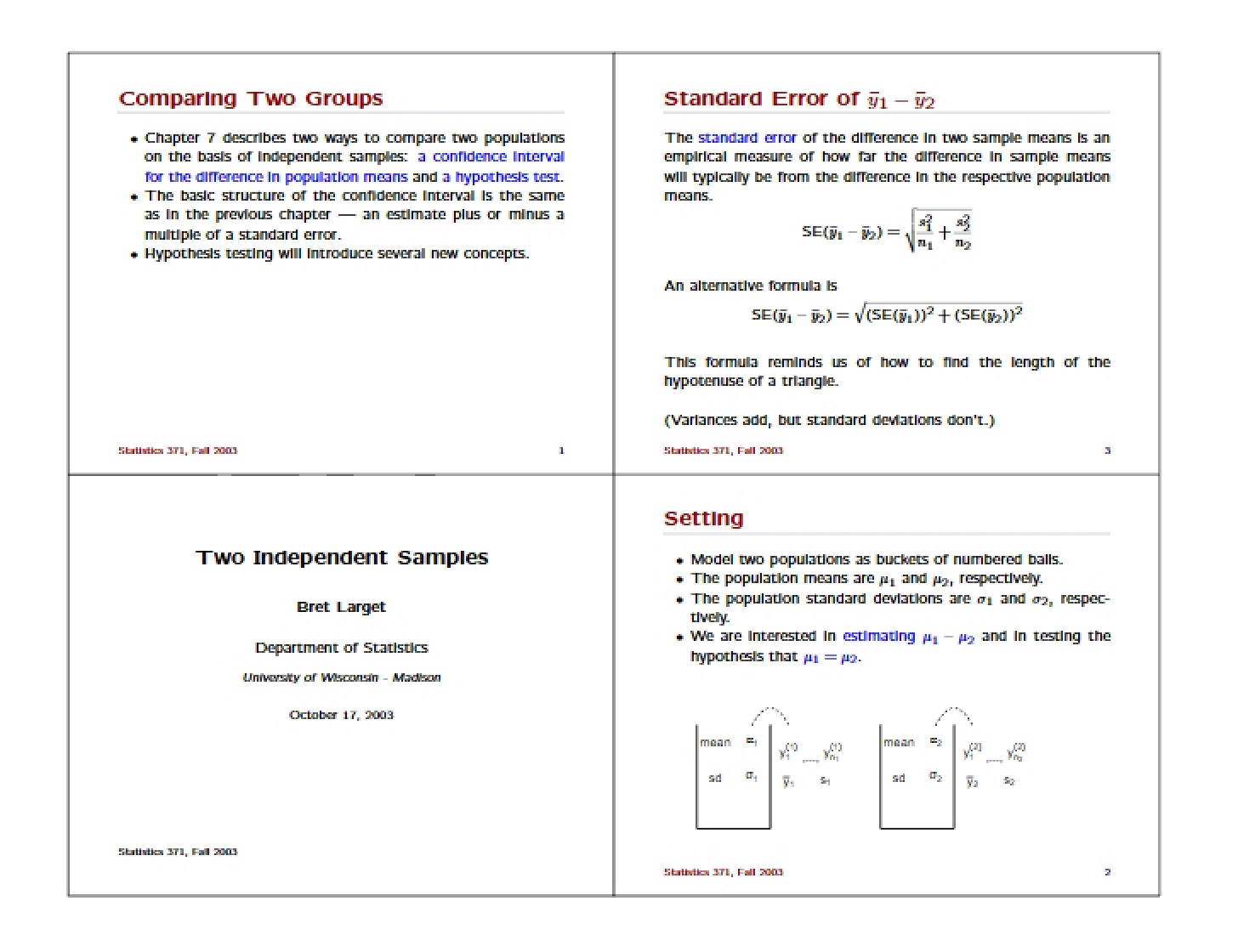 Two-Group Comparison
