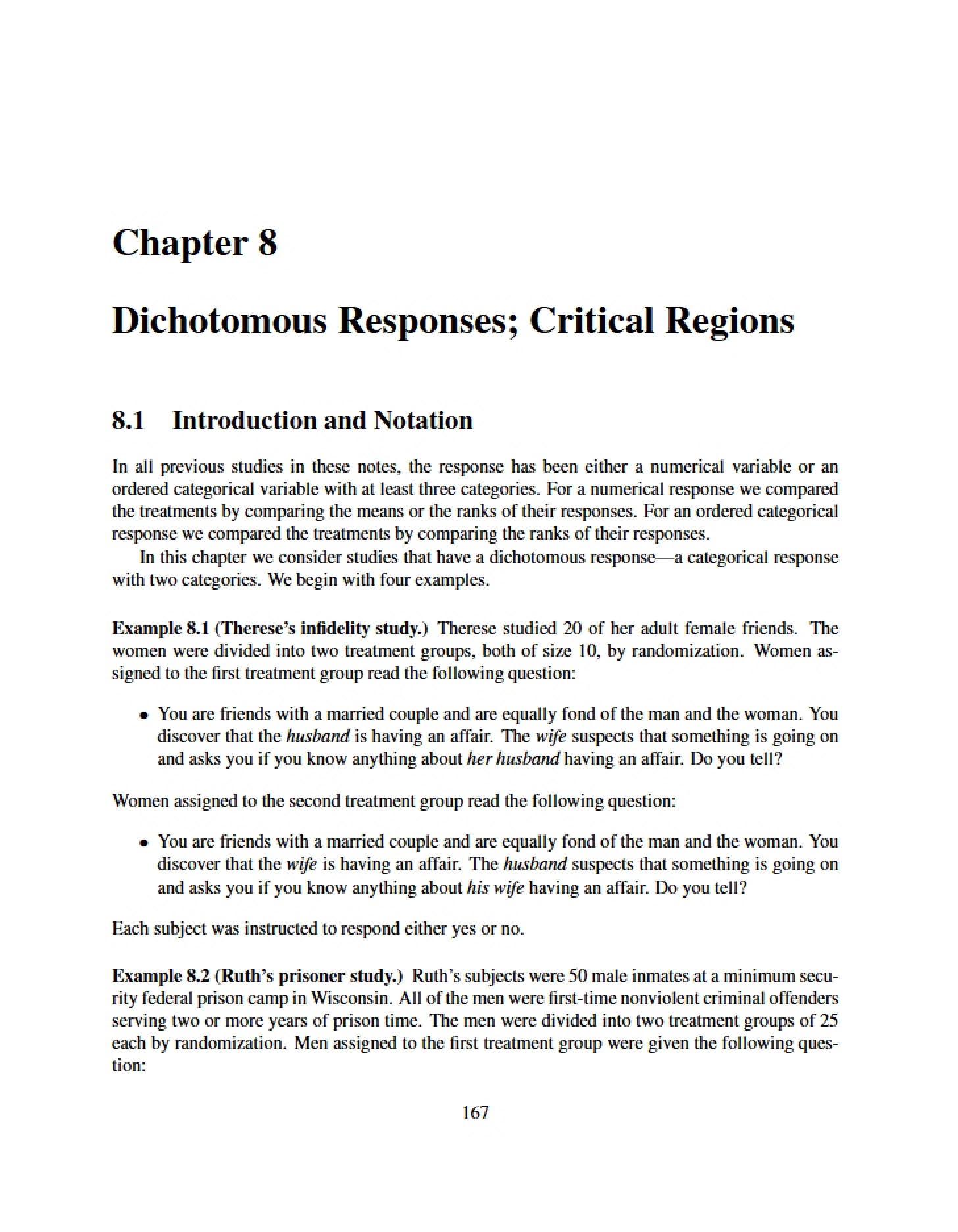 Chapter Eight Notes
