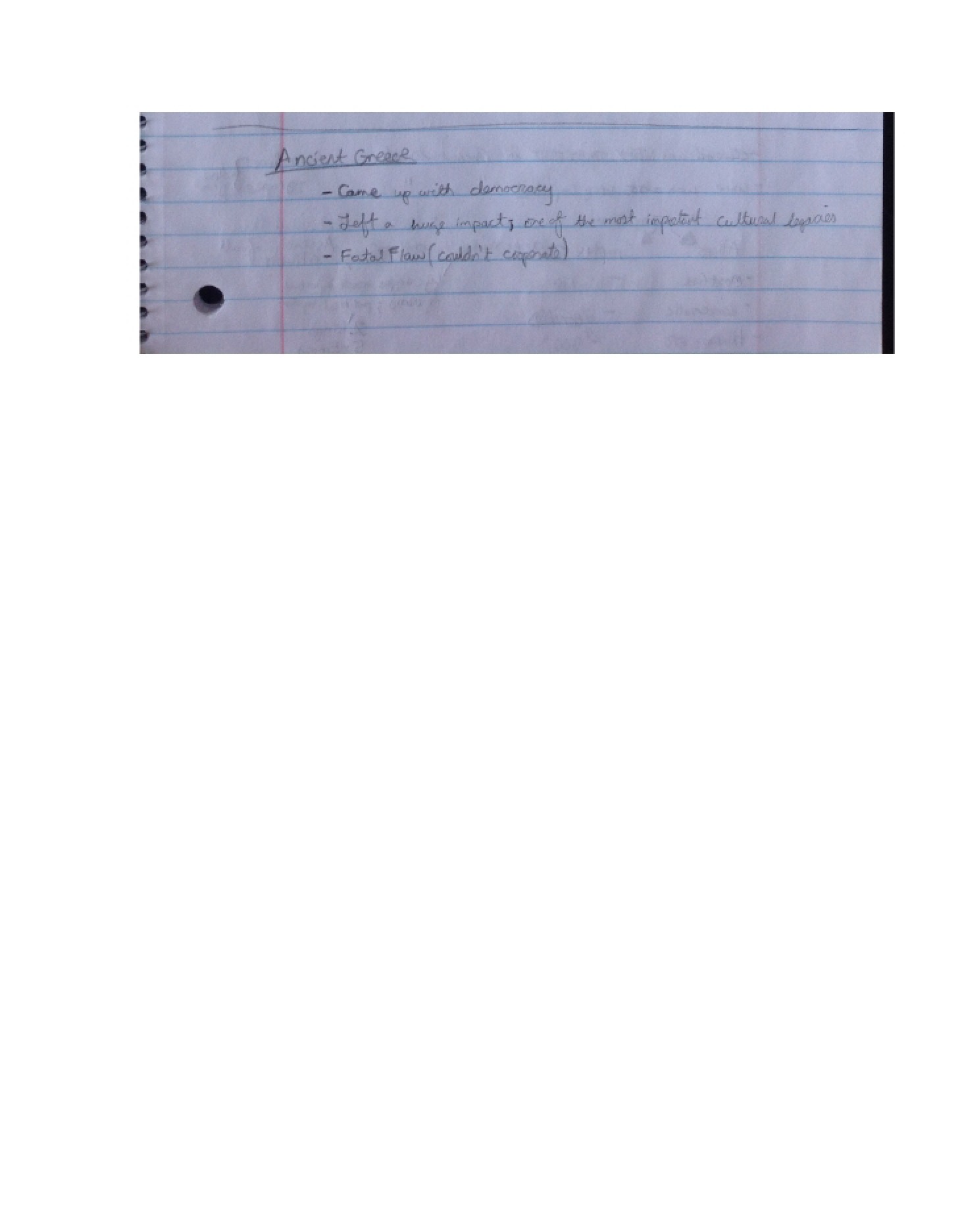 Class Notes