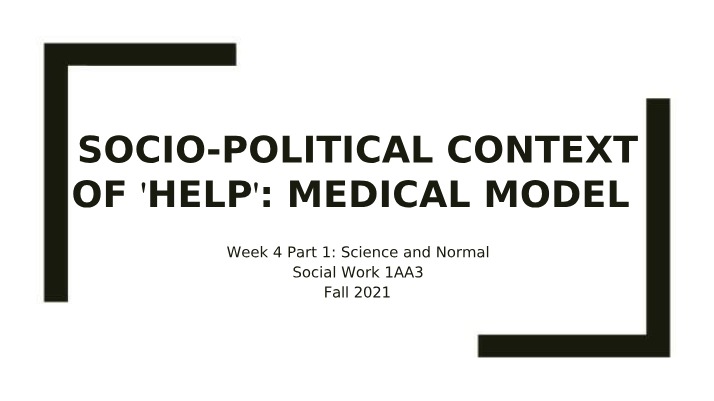 Science and Normal - Week 4 Part 1