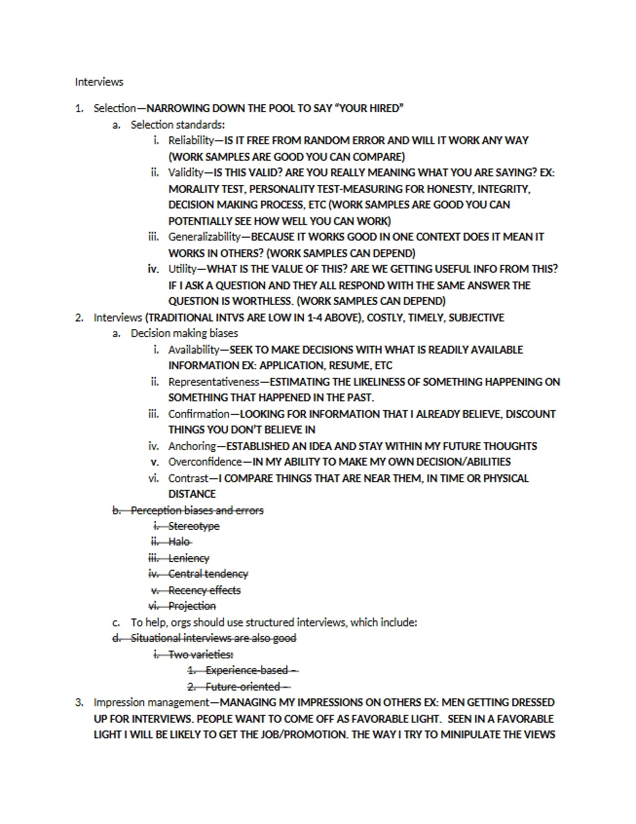 Human Resource Management Lecture Notes