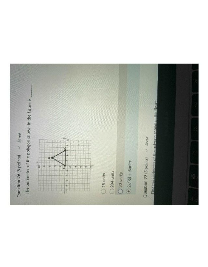 Polygon Perimeter in Figure