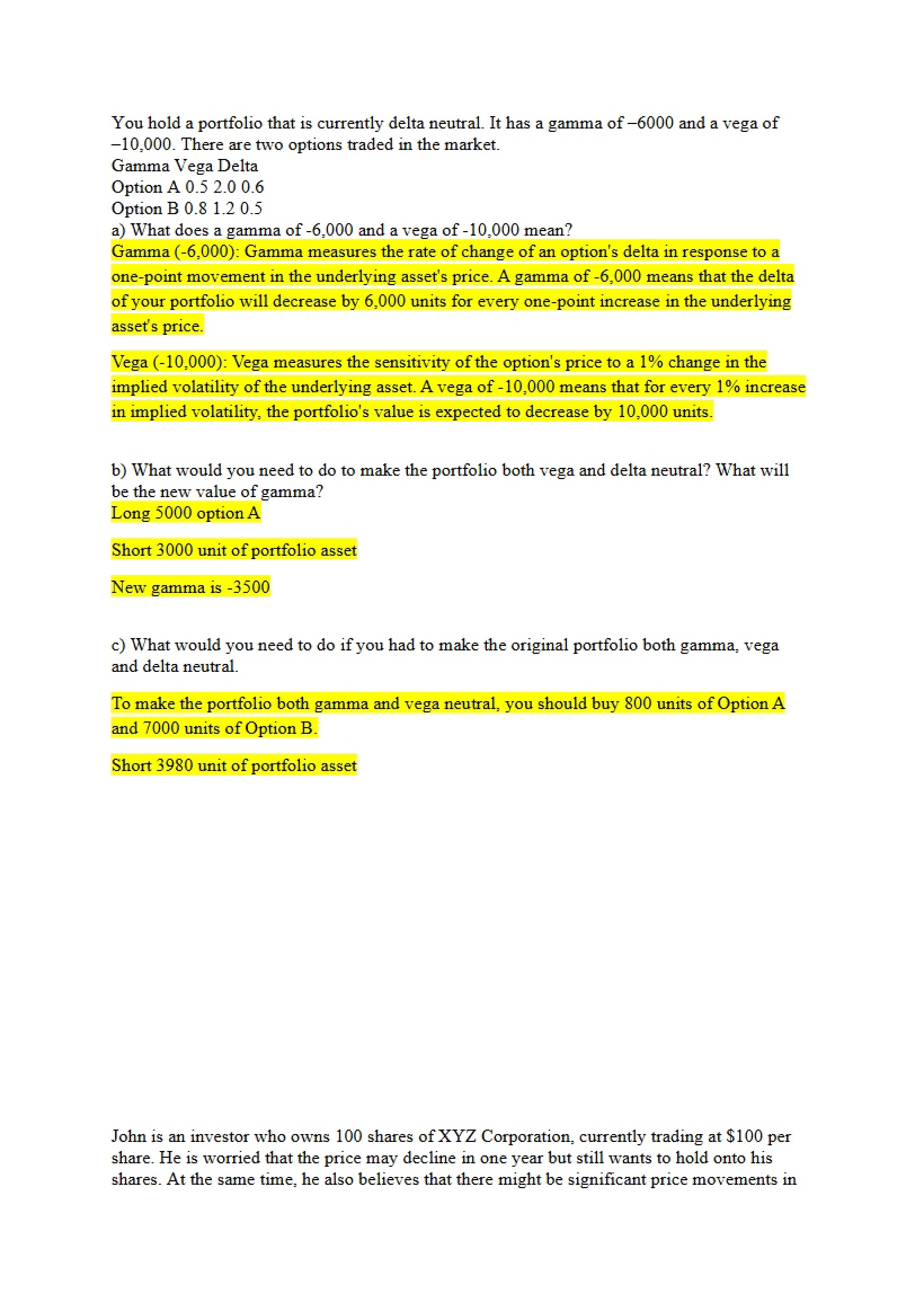 Examination Paper