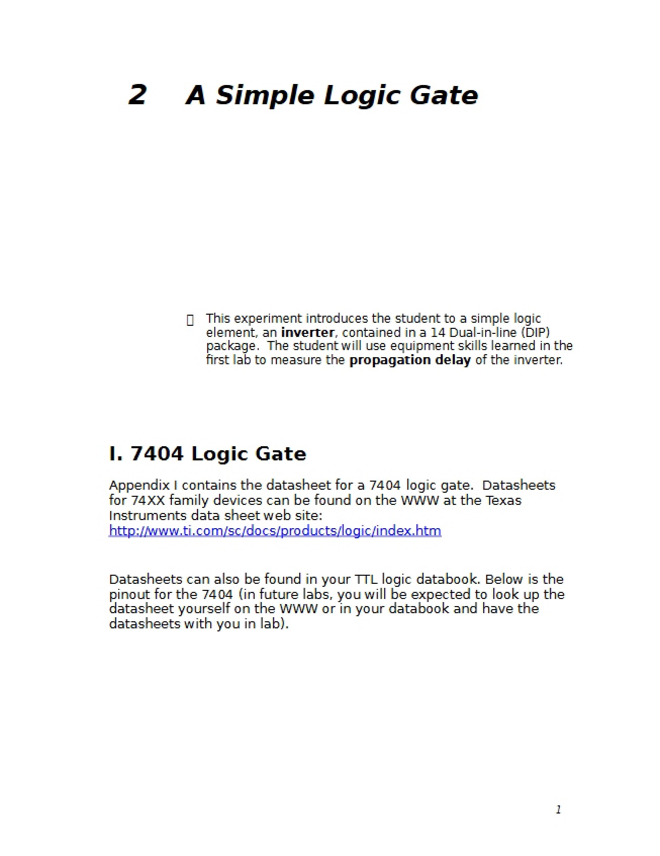 Logic Gate Basics