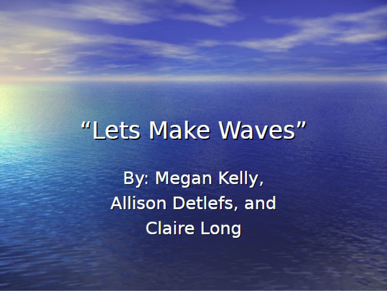 Ocean Wave Dynamics