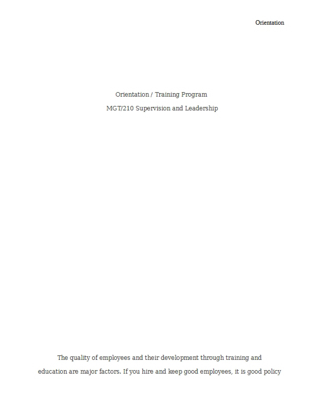 Narrative Essay