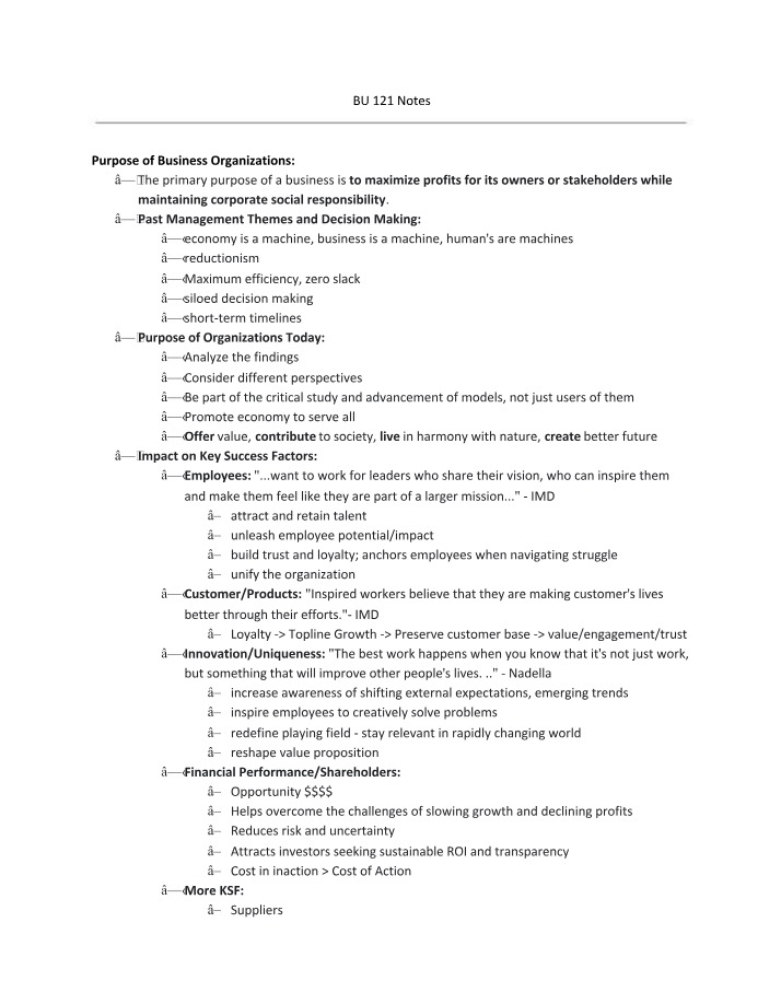 Corporate Social Responsibility and Profit Maximization