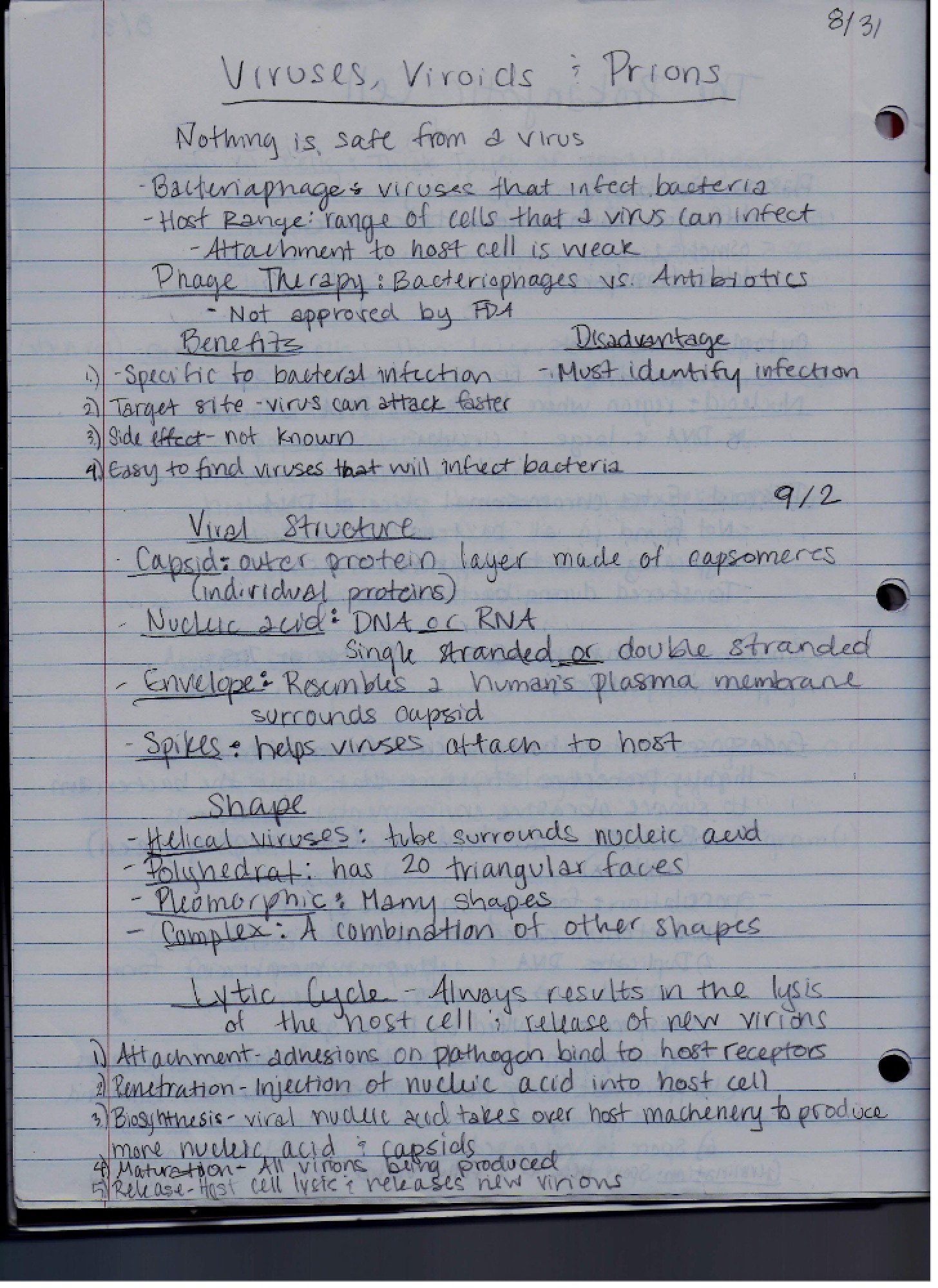 Session Notes