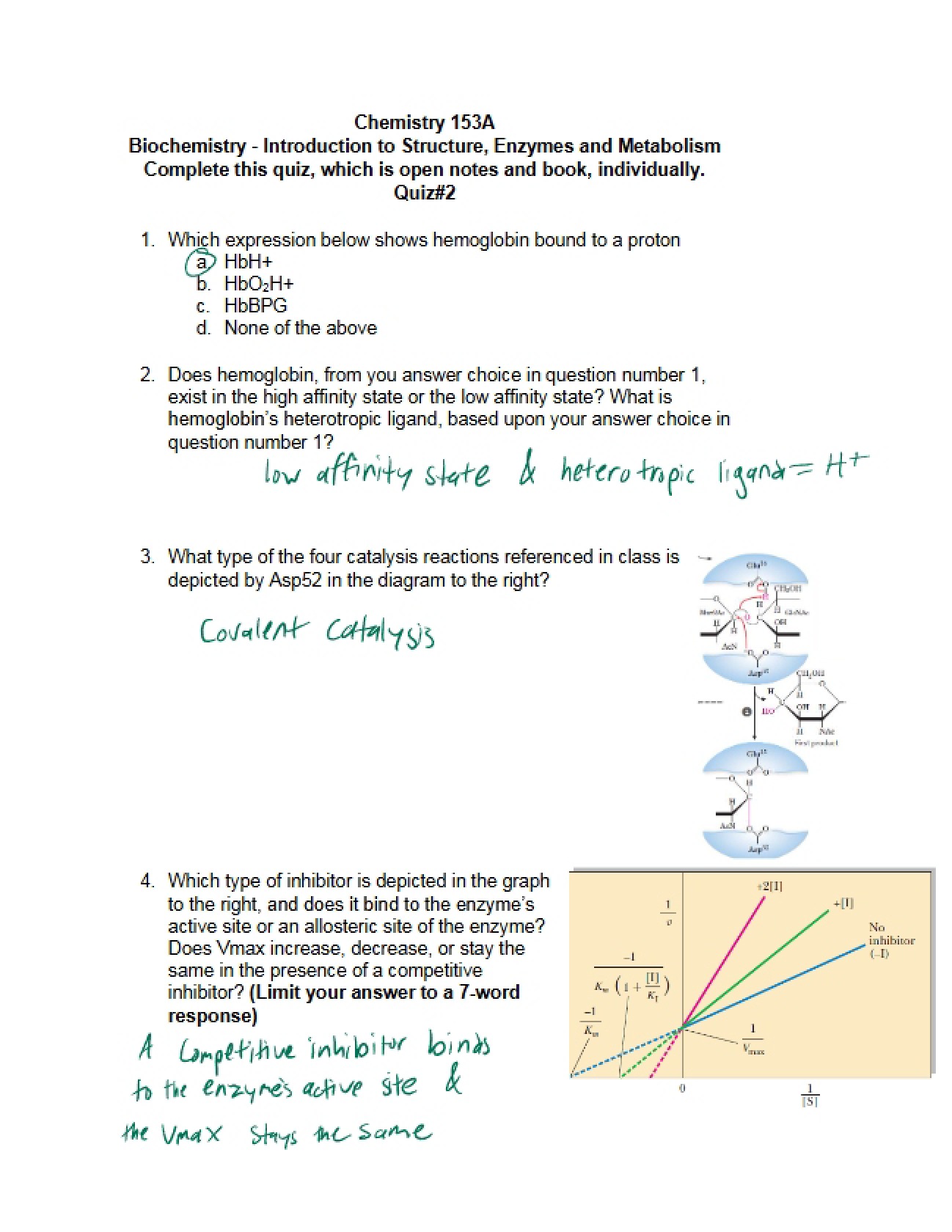 Physical Chem Lab: Quiz 2