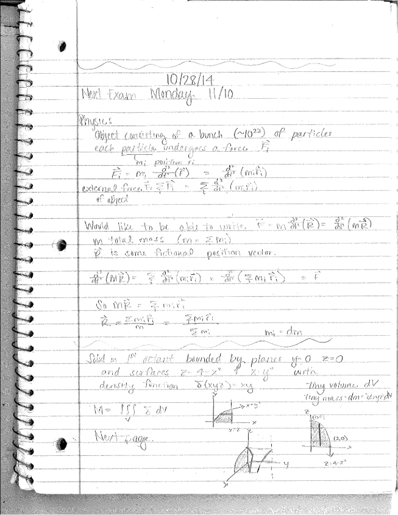 Multivariable Calculus General Notes (Set 7)