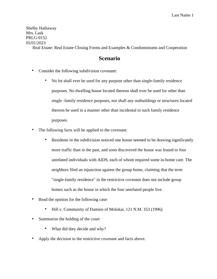 Chapters 15 and 16 of Real Estate - PRLG-0152
