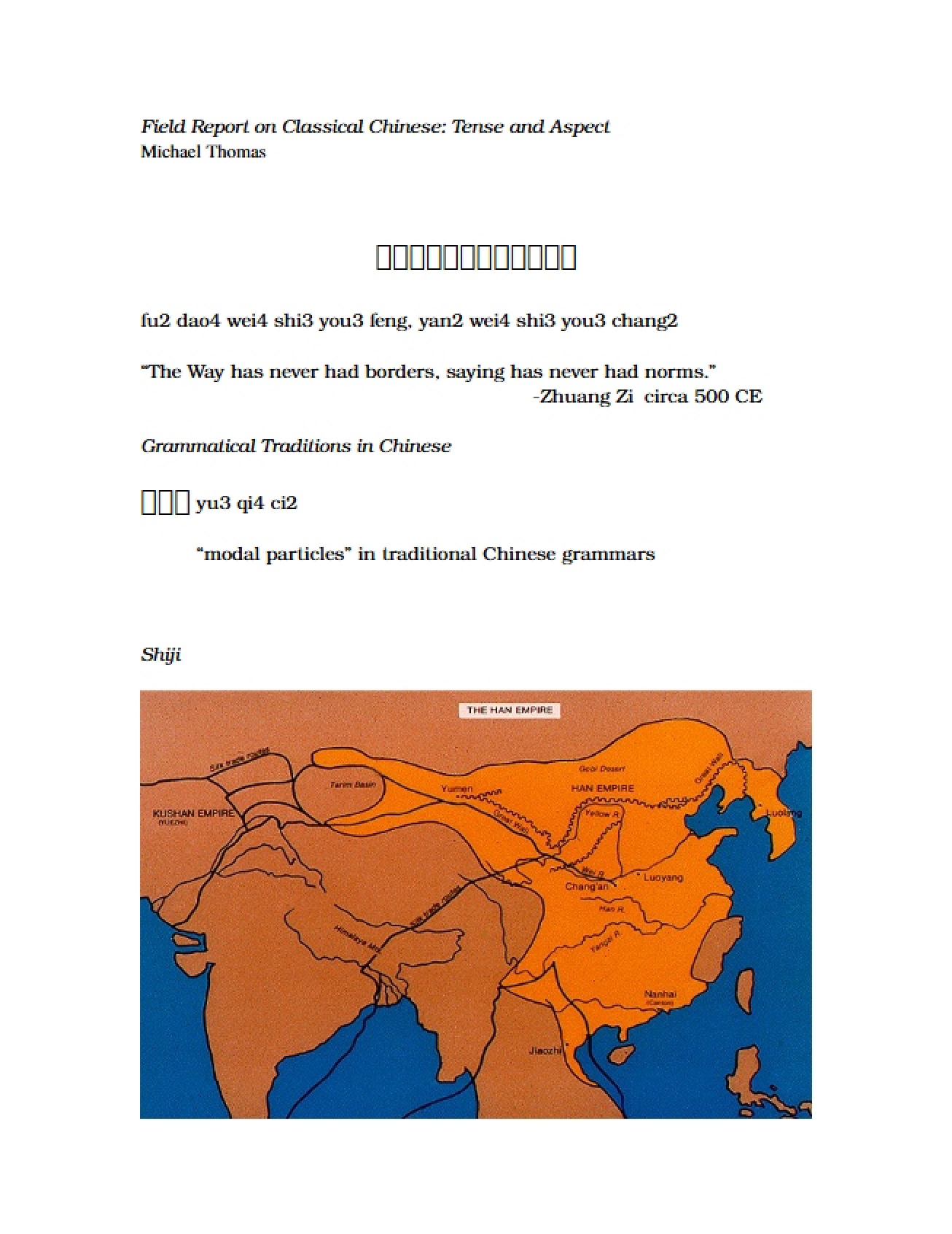 Classical Chinese