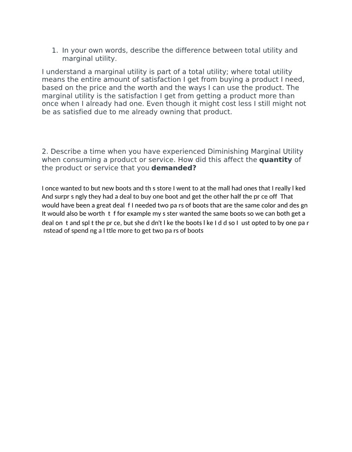 Marginal Utility - Definitions and Examples