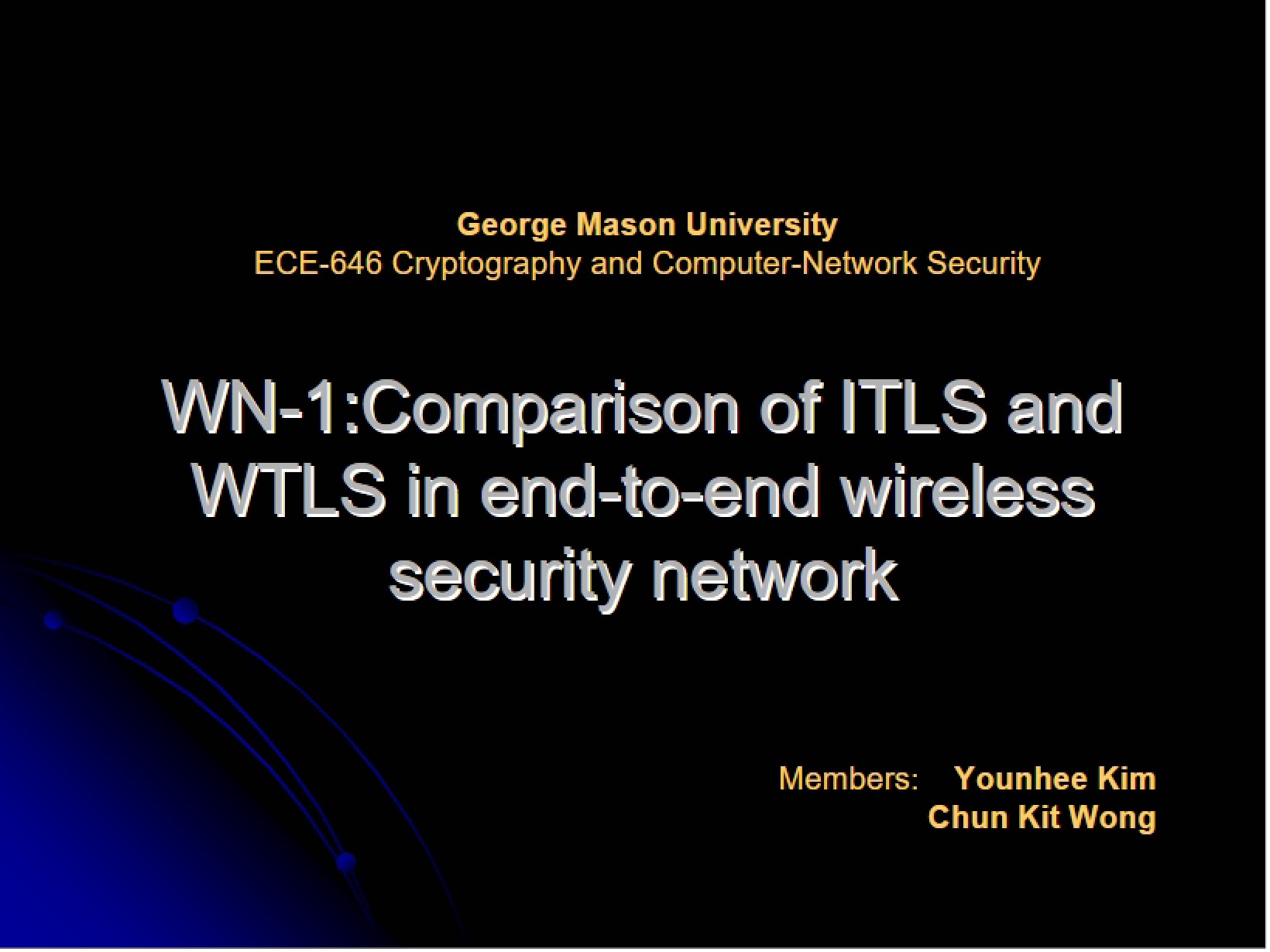 ITLS vs WTLS End-to-End Wireless Security Comparison