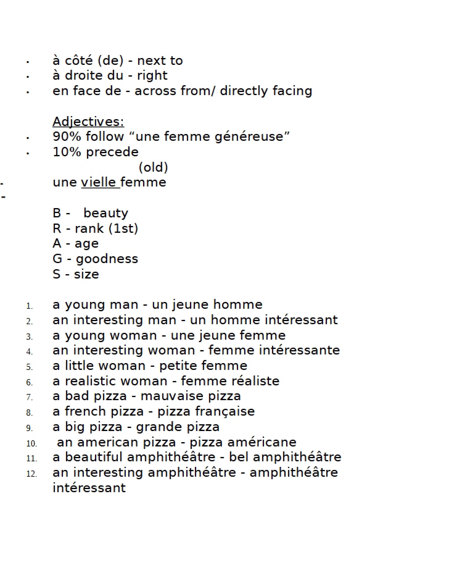 Course Notes