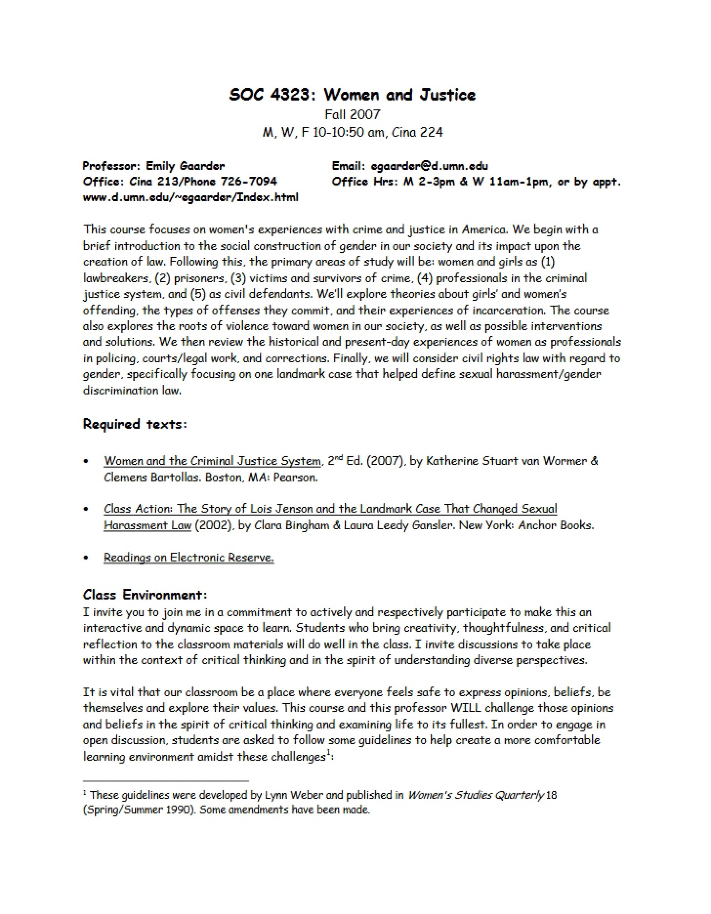 Syllabus for SOC 4323