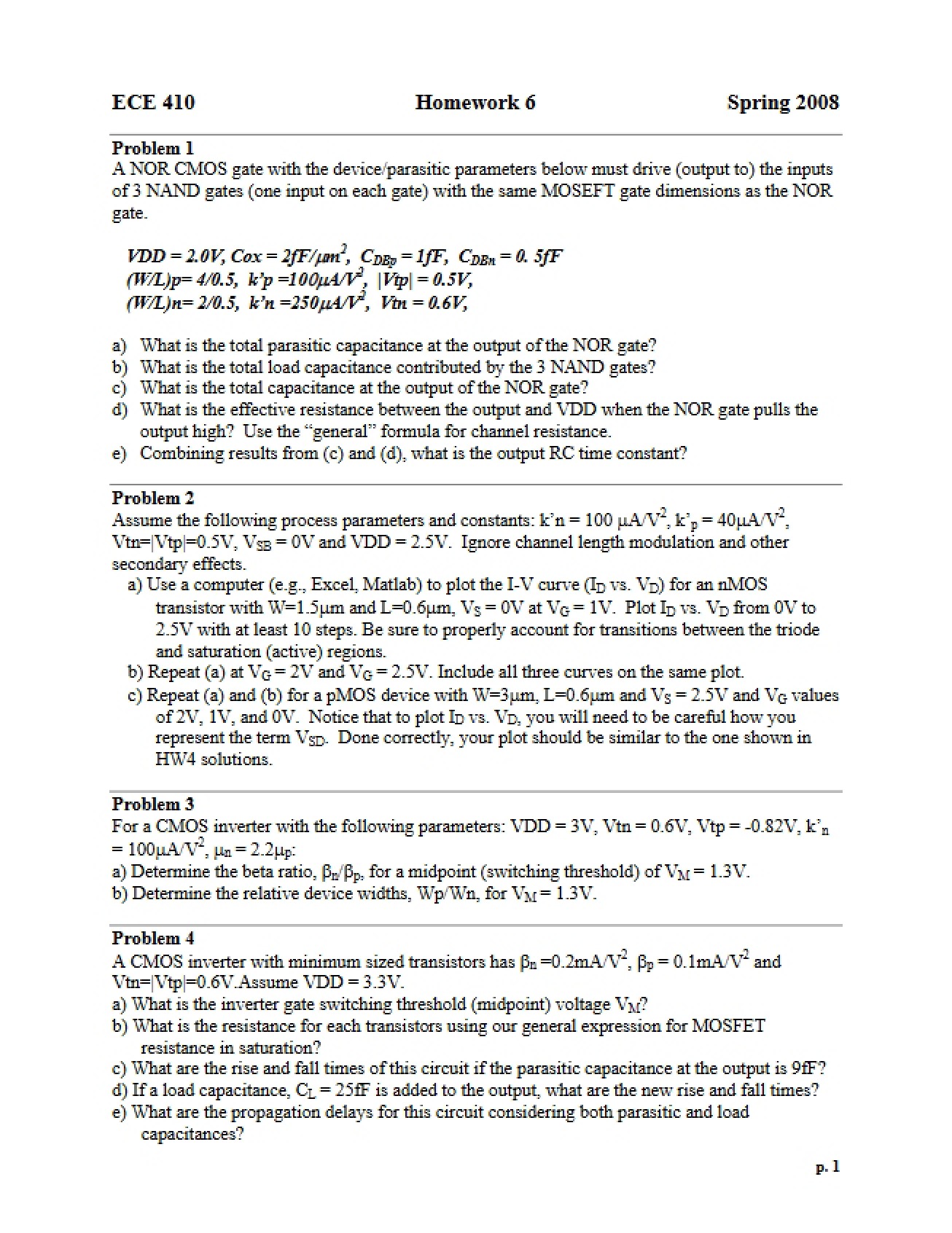 Homework Assignments