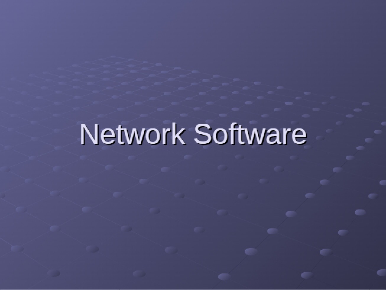 Software for Networks