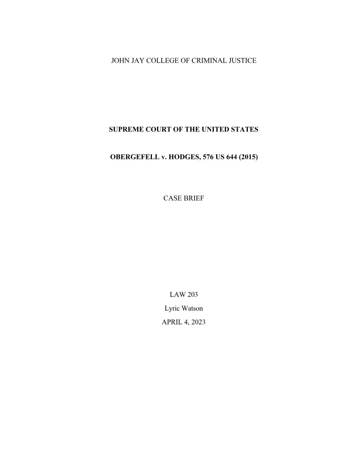 Constitutional Law Case Brief