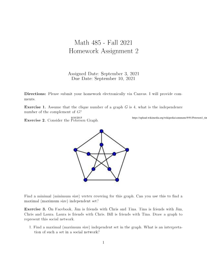 STATISTICS GR5203 - Homework Assignment 2