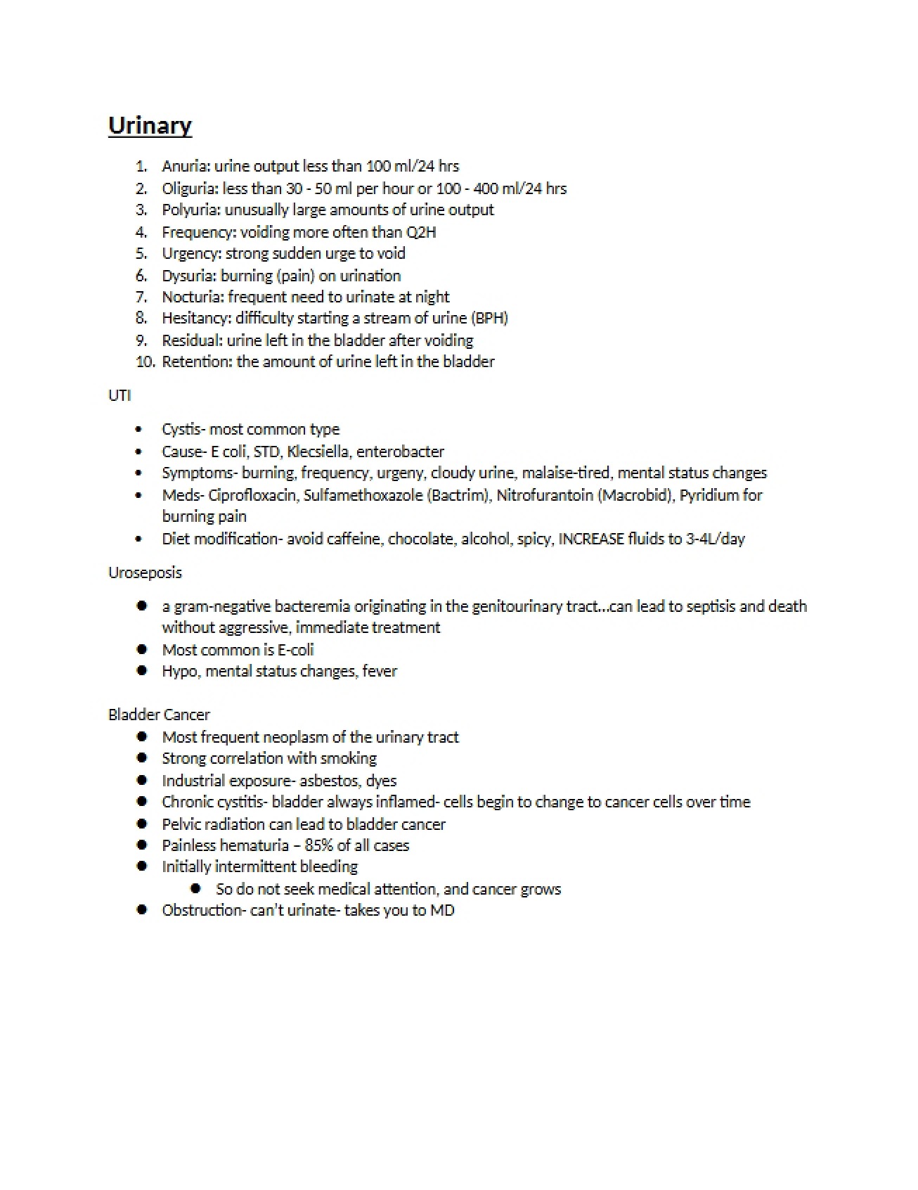 Lecture Content for Nursing Pharmacology
