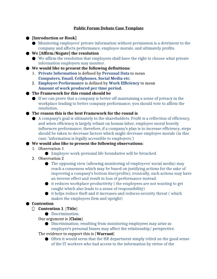 Protecting Employee Privacy - Impact on Performance