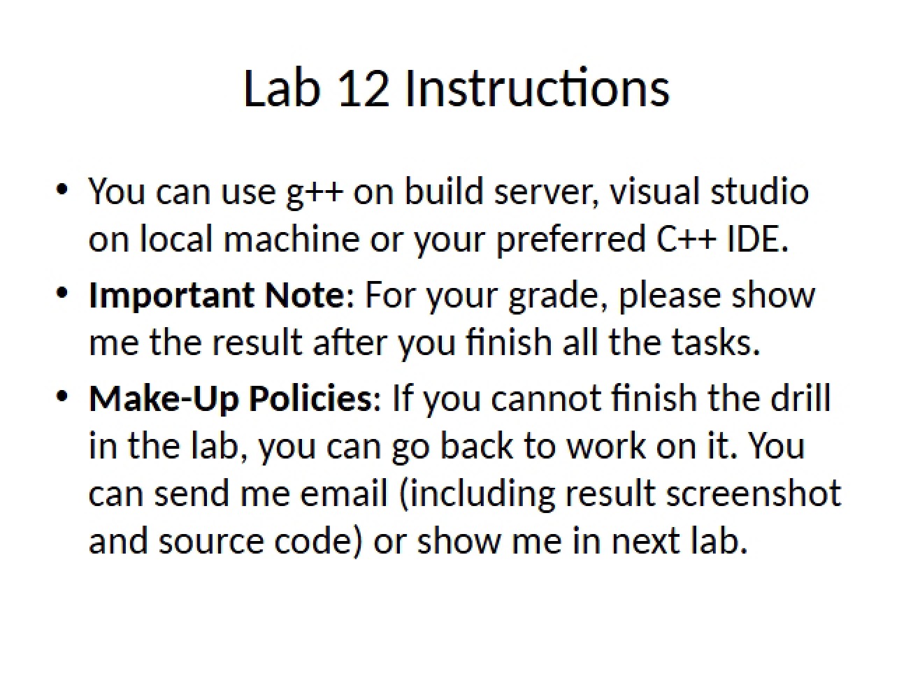Student Pages for the Third Lab from the TAMU Computer Science Department