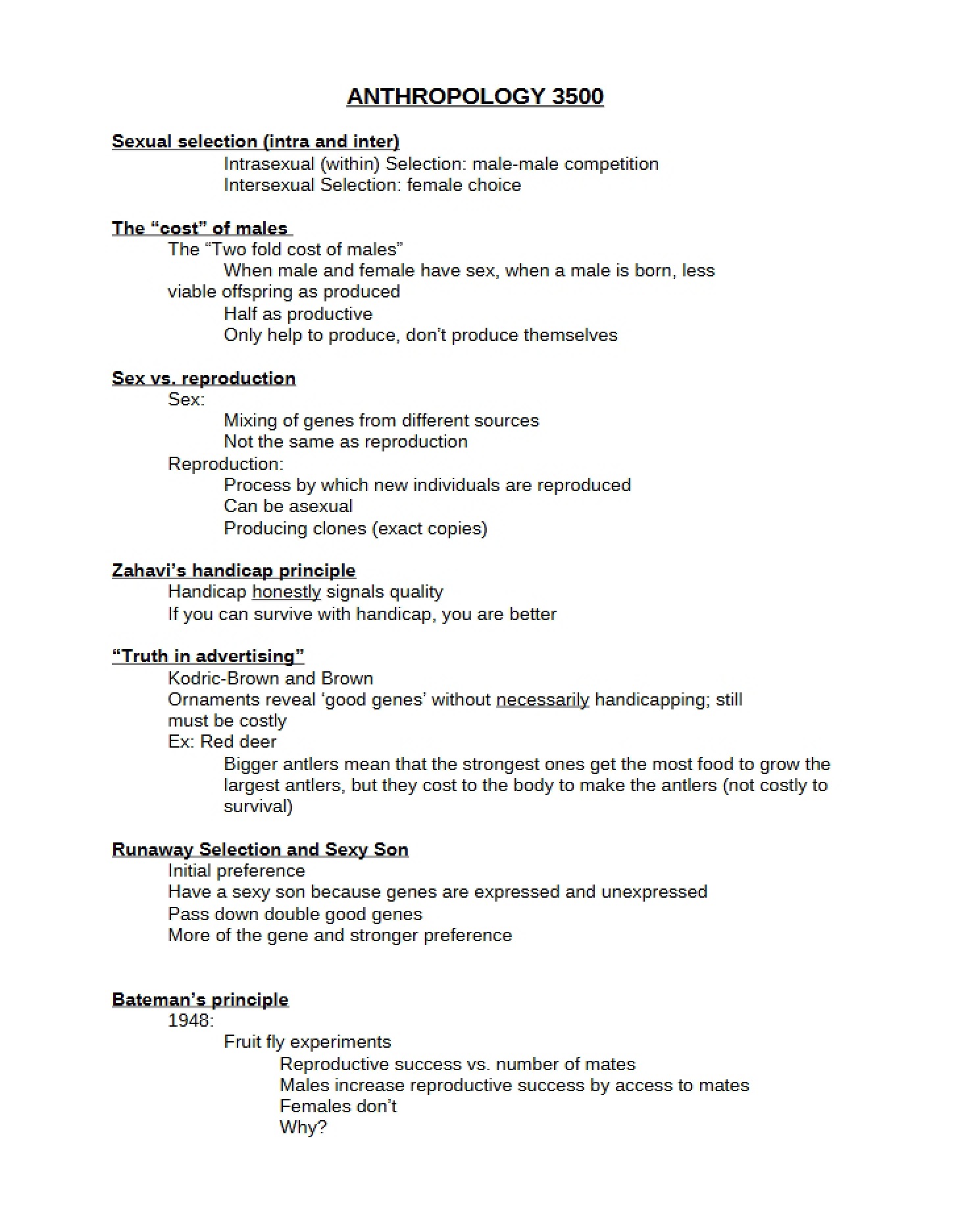 Lecture Notes