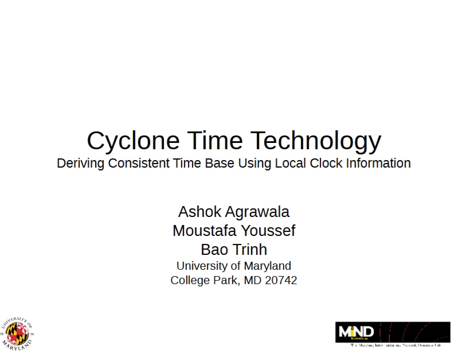 Time Technology Cyclone