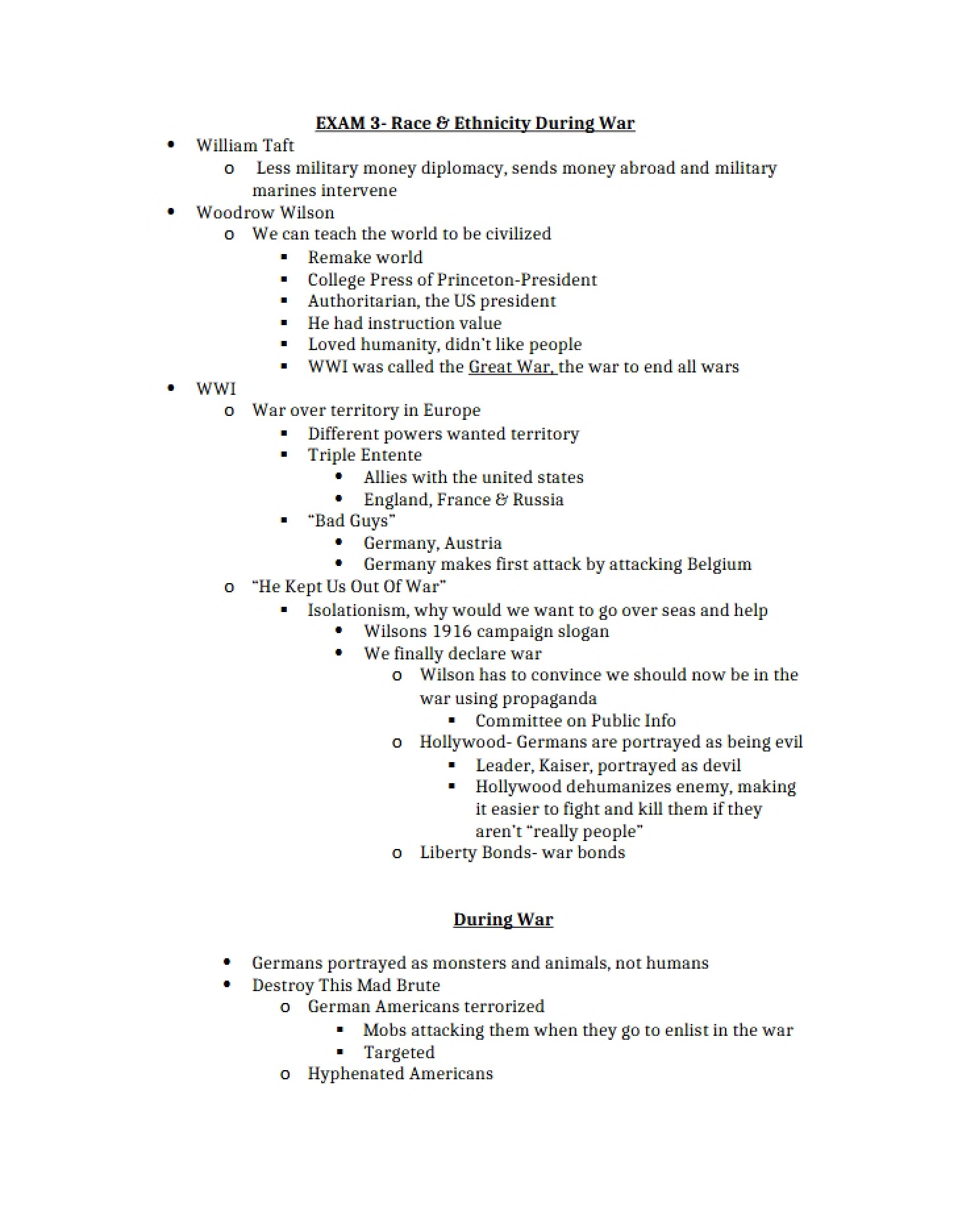 EVALUATION III