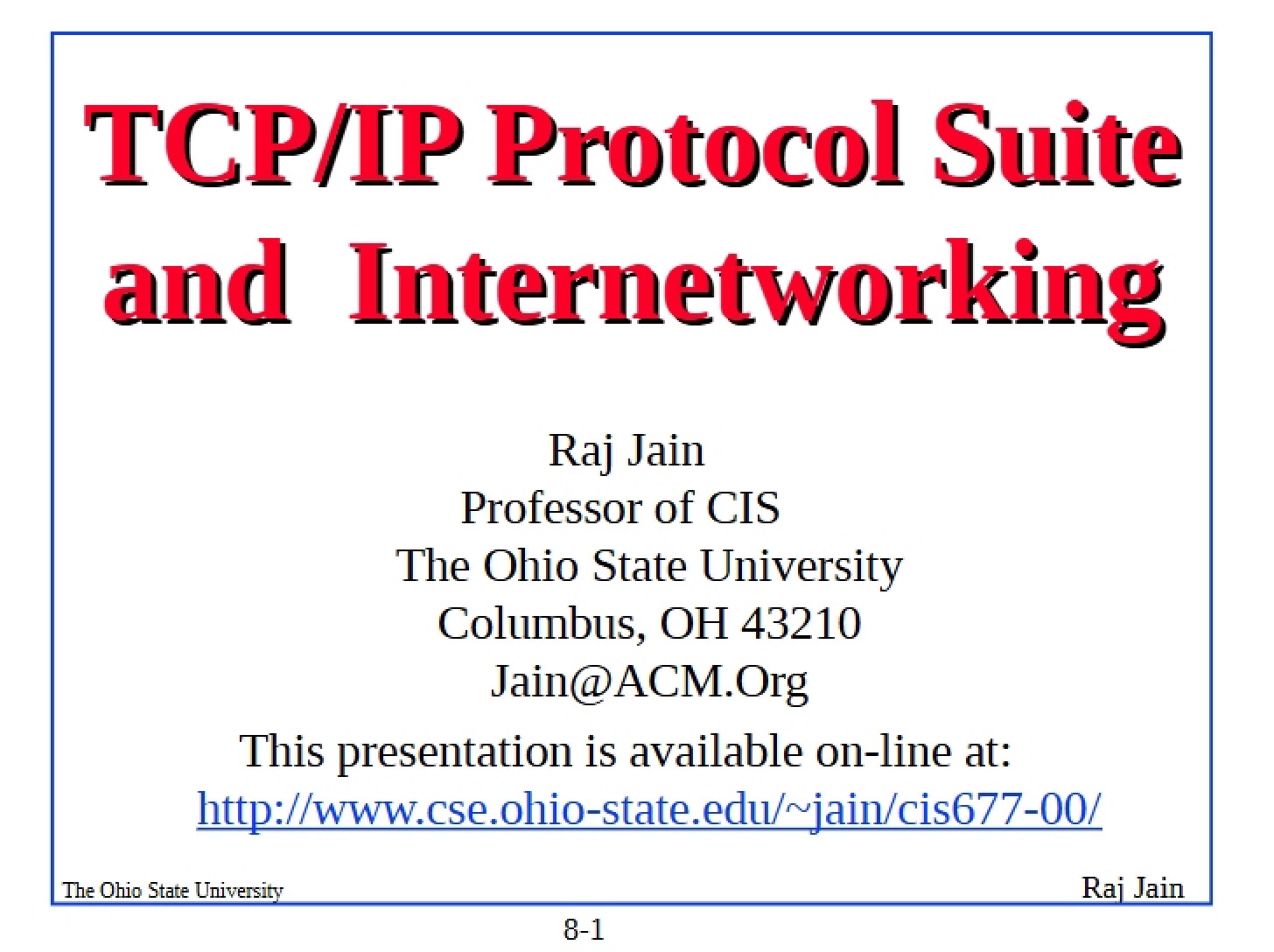 TCP-IP and Internetworking